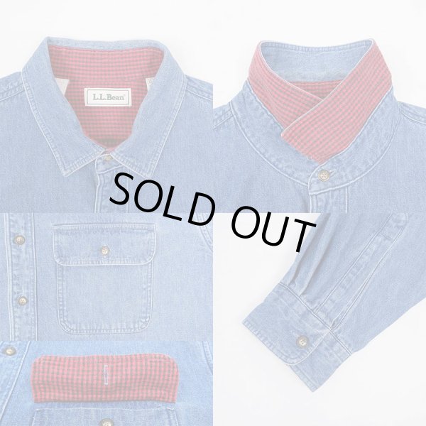 画像3: 80's L.L.Bean デニムシャツ "MADE IN USA" (3)