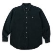 画像1: 90's Polo Ralph Lauren BDシャツ "BLAKE / BLACK" (1)