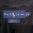 画像2: 90's Polo Ralph Lauren BDシャツ "BLAKE / BLACK" (2)