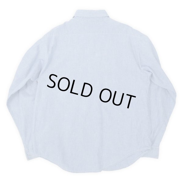 画像2: 80's FIVE BROTHER シャンブレーシャツ "MADE IN USA" (2)