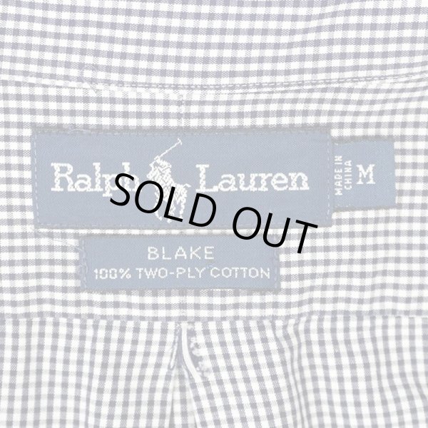 画像2: 90's Polo Ralph Lauren ギンガムチェック柄 ボタンダウンシャツ "BLAKE" (2)