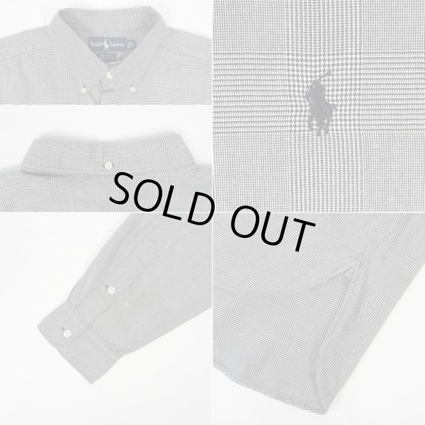 画像3: 90's Polo Ralph Lauren グレンチェック柄 ボタンダウンシャツ "MCMEEL" (3)