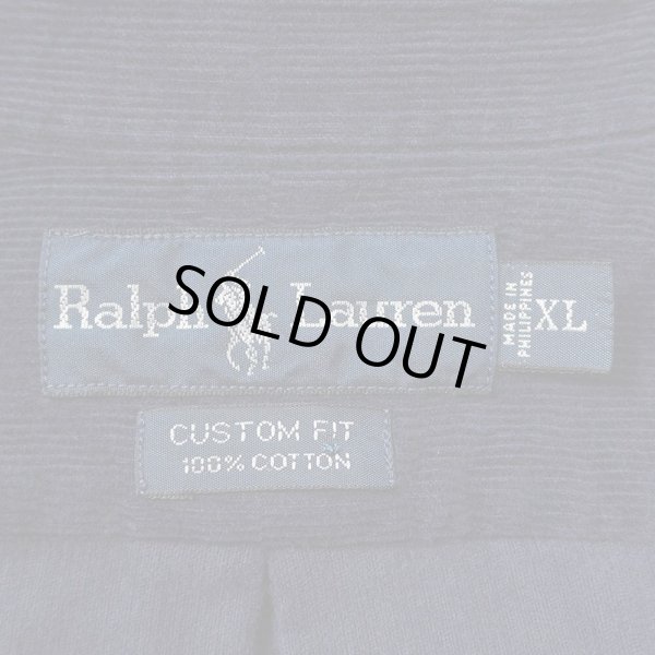 画像2: 90's Polo Ralph Lauren コーデュロイ ボタンダウンシャツ "CUSTOM FIT" (2)