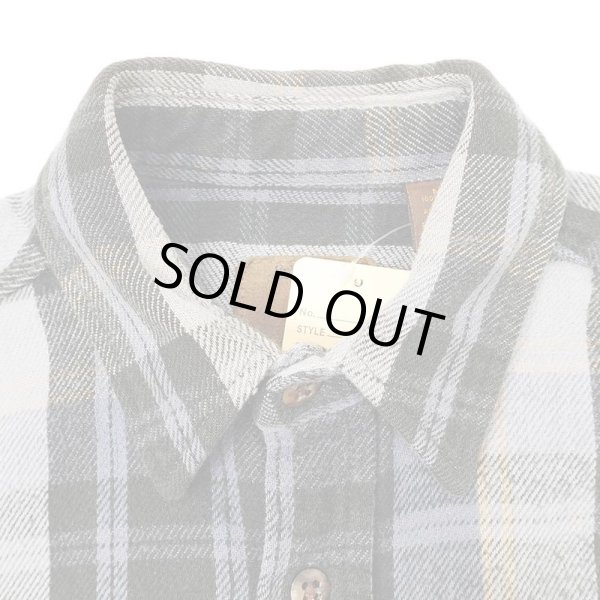 画像3: 90's ST.JOHN'S BAY ヘビーネルシャツ "GRAY Plaid" (3)