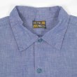 画像3: 60's ELY & WALKER S/S コットンシャンブレーシャツ (3)