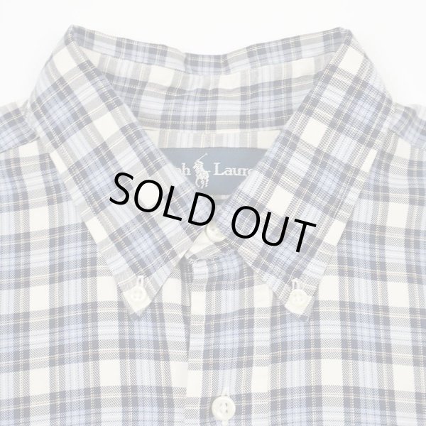 画像3: 90's Polo Ralph Lauren ボタンダウンシャツ "ポニー無し / BLAKE" (3)