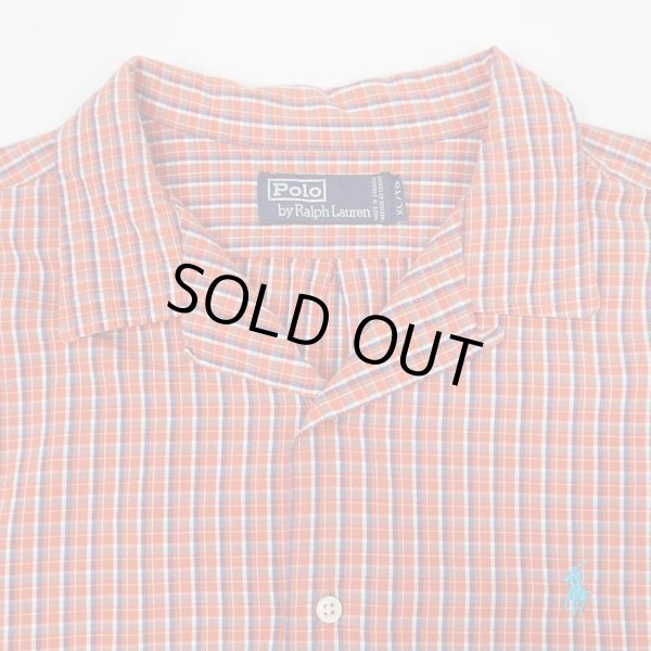 画像3: 90's Polo Ralph Lauren S/S オープンカラーシャツ "MADE IN CANADA" (3)