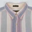 画像3: 90's Eddie Bauer マルチストライプ柄 ボタンダウンシャツ "黒タグ" (3)