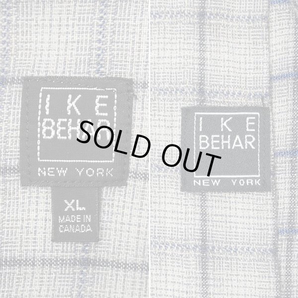 画像2: 90's IKE BEHAR レーヨンシャツ "Ombre Plaid" (2)