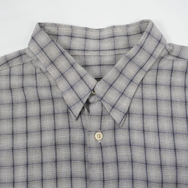 画像3: 90's IKE BEHAR レーヨンシャツ "Ombre Plaid" (3)