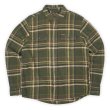 画像1: 00's ORVIS ヘビーネルシャツ "Olive Plaid" (1)