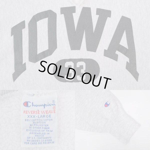 画像3: 90-00's Champion リバースウィーブ スウェット "CUT-OFF / sizeXXXL" (3)