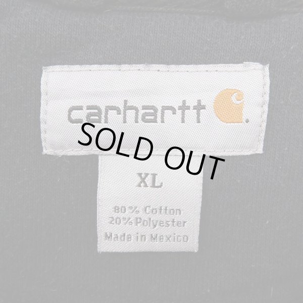 画像3: 00's Carhartt ロゴ刺繍 スウェットシャツ (3)