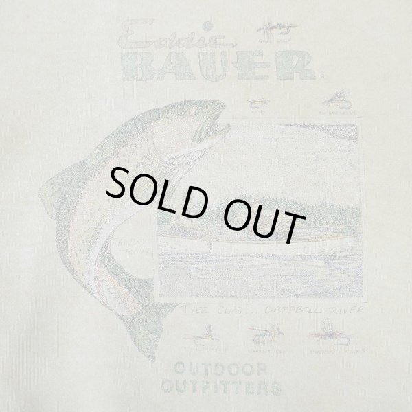 画像3: 90's Eddie Bauer プリントスウェット "黒タグ / MADE IN USA" (3)