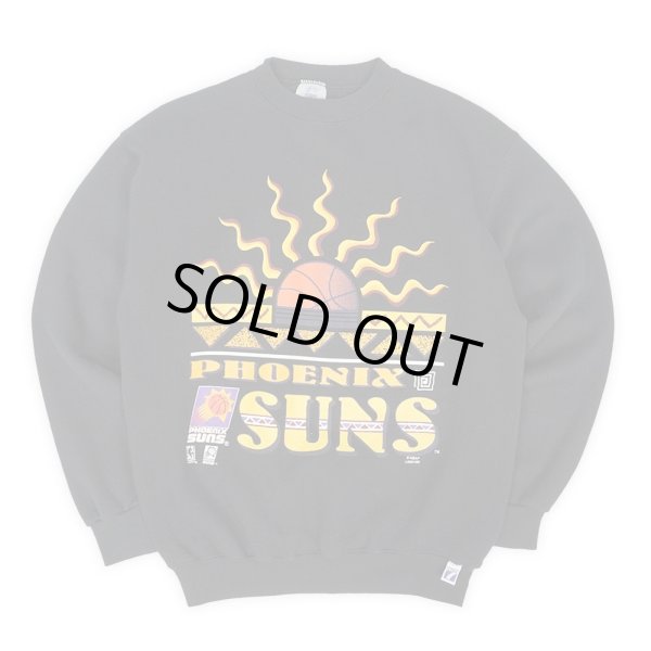 画像1: 90's PHOENIX SUNS プリントスウェット "BLACK / MADE IN USA" (1)