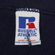 画像2: 90's RUSSELL カレッジプリント スウェット "2TONE / MADE IN USA" (2)