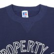 画像3: 90's RUSSELL カレッジプリント スウェット "2TONE / MADE IN USA" (3)