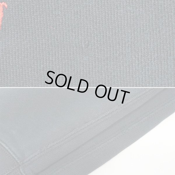 画像5: 90's Polo Ralph Lauren フルジップ スウェットパーカー "FADE BLACK / 2TONE" (5)