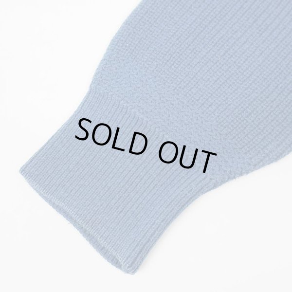 画像4: 90's L.L.Bean コットン ジープニット "MADE IN USA / BLUE" (4)