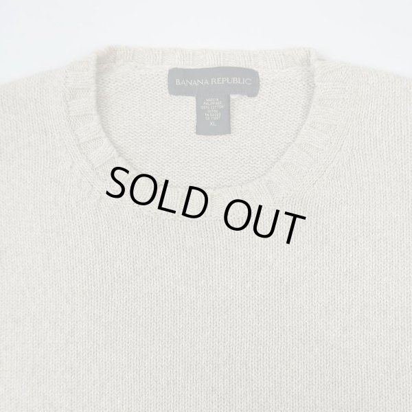 画像3: 90's Banana Republic コットンニット (3)