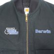 画像3: 00's Carhartt ダックベスト "V01 BLK / 企業ロゴ刺繍" (3)