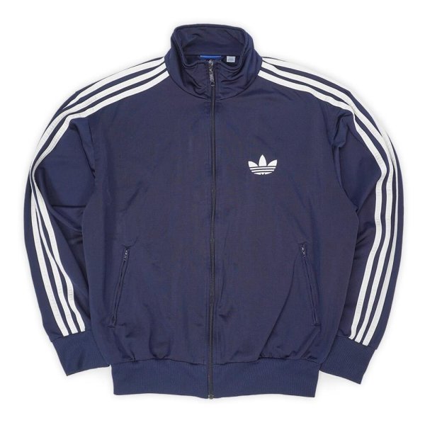 画像1: 00's adidas トラックジャケット "NAVY×WHITE" (1)