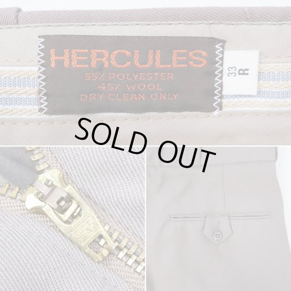 画像4: 70-80's HERCULES サイドラインスラックス “DEADSTOCK” (4)