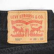 画像3: 00's Levi's 501 ブラックデニムパンツ "W36 L32" (3)