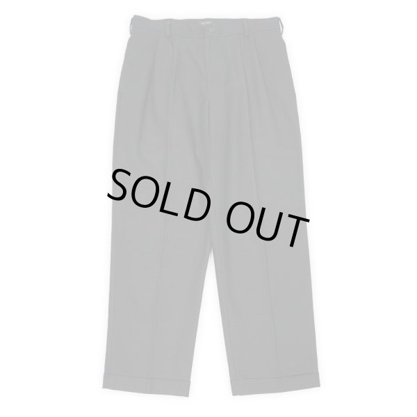 画像1: 00's DOCKERS 2タック コットンリネントラウザー "BLACK / W34 L30" (1)