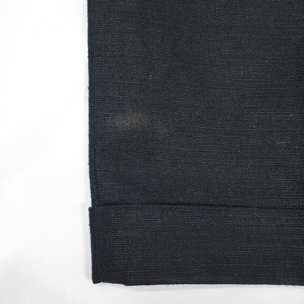 画像4: 00's DOCKERS 2タック コットンリネントラウザー "BLACK / W34 L30" (4)