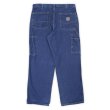 画像2: 00's Carhartt デニムペインターパンツ "W34 L28" (2)
