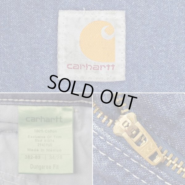 画像3: 00's Carhartt デニムペインターパンツ "W34 L28" (3)