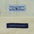 画像3: 90's Polo Ralph Lauren 2タック チノショーツ "ANDREW SHORT / MADE IN USA / YELLOW" (3)