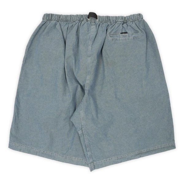 画像2: 90's STEEL BRIDGE カラーシャンブレー ショーツ "BLUE / MADE IN USA / DEADSTOCK" (2)