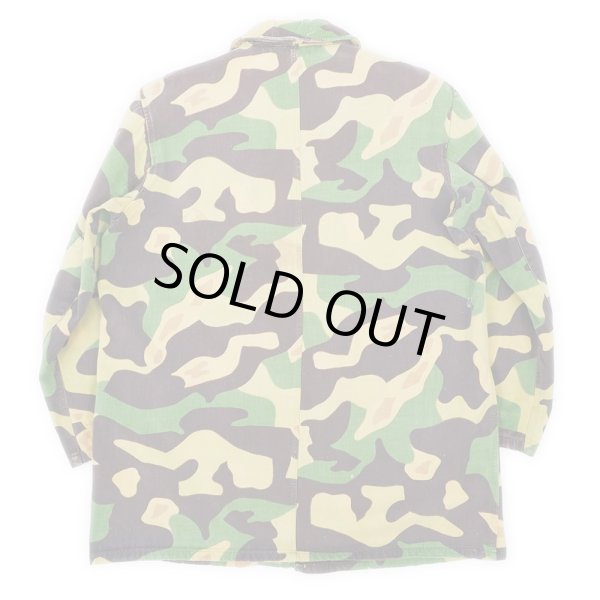 画像2: 60's Czecho-Slovakia Military サラマンダーカモ柄 ハーフコート (2)