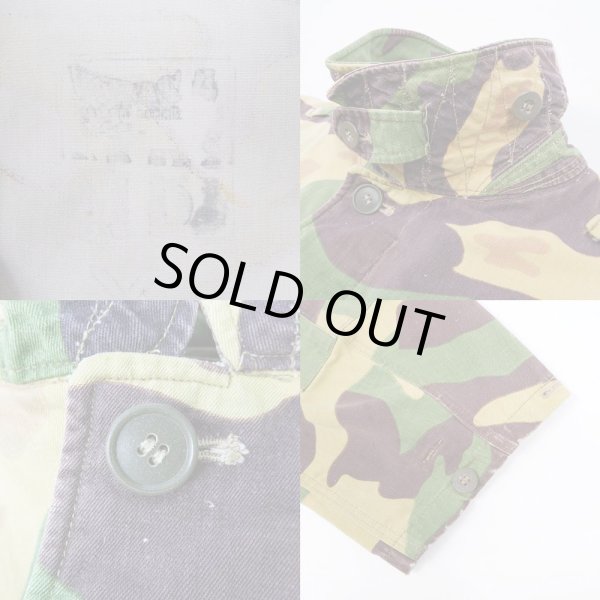 画像3: 60's Czecho-Slovakia Military サラマンダーカモ柄 ハーフコート (3)