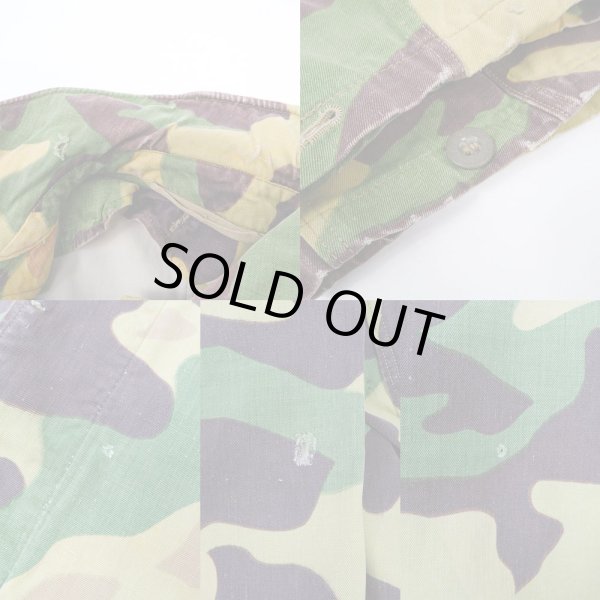 画像6: 60's Czecho-Slovakia Military サラマンダーカモ柄 ハーフコート (6)