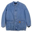 画像1: 90's Carhartt デニムワークジャケット "MADE IN USA" (1)