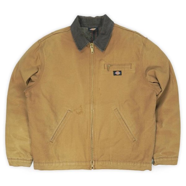 画像1: 00's Dickies ブランケットライナー ダックワークジャケット (1)