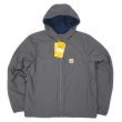 画像1: 22's US Carhartt ナイロン×フリース リバーシブルジャケット (1)