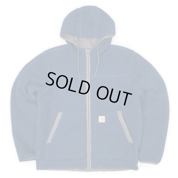 画像2: 22's US Carhartt ナイロン×フリース リバーシブルジャケット (2)