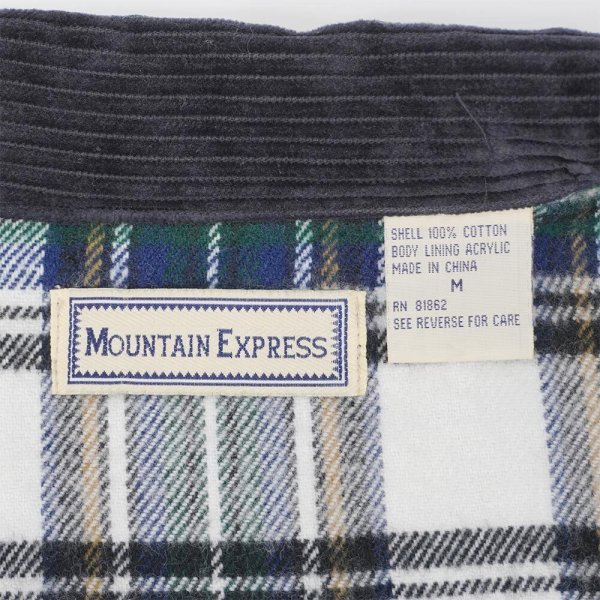画像2: 00's MOUNTAIN EXPRESS 太畝コーデュロイ シャツジャケット "BLACK" (2)