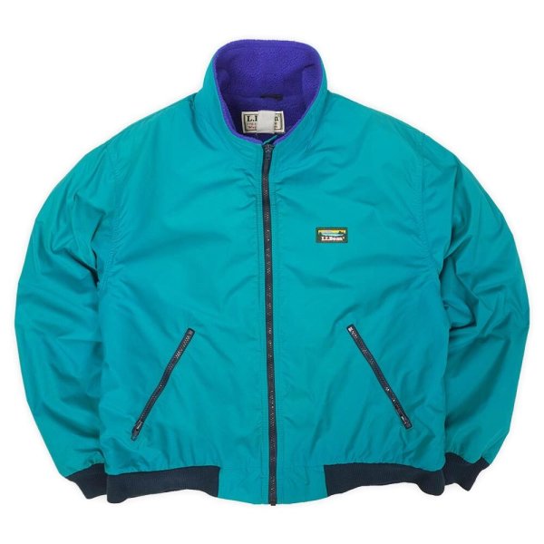 画像1: 80's L.L.bean ウォームアップジャケット "EMERALD GREEN" (1)