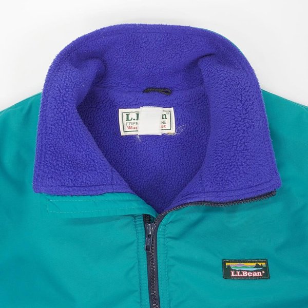 画像3: 80's L.L.bean ウォームアップジャケット "EMERALD GREEN" (3)