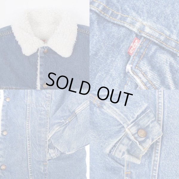 画像4: 80's Levi's 70619-0218 デニムボアジャケット “ロング丈” (4)