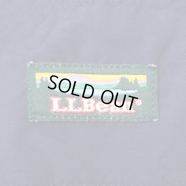 画像3: 90's L.L.Bean パッカブル ナイロンアノラックパーカー "NAVY" (3)