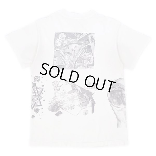 画像2: 90's M.C.ESCHER マルチプリントTシャツ "MADE IN USA" (2)