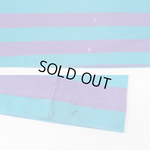 画像4: 90's LANDS' END ボーダー柄 ポケットTシャツ “MADE IN USA” (4)