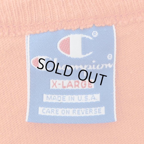 画像2: 90's Champion スクリプトロゴ Tシャツ "MADE IN USA" (2)