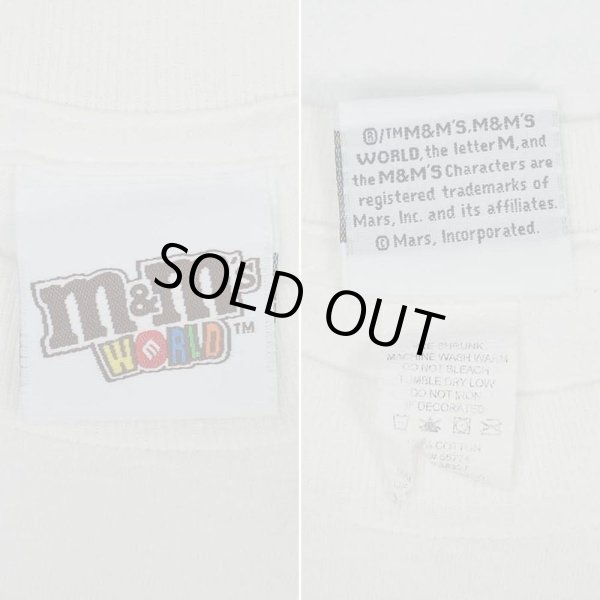 画像2: Late 90's M&M'S ロゴプリントTシャツ (2)